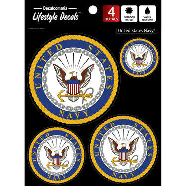 U.S. Navy Logos 4 Pc